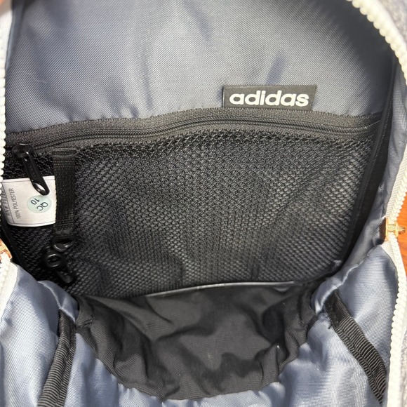 Adidas Mini Backpack‎ Gray and Rose Gold zip small bag - Picture 5 of 6